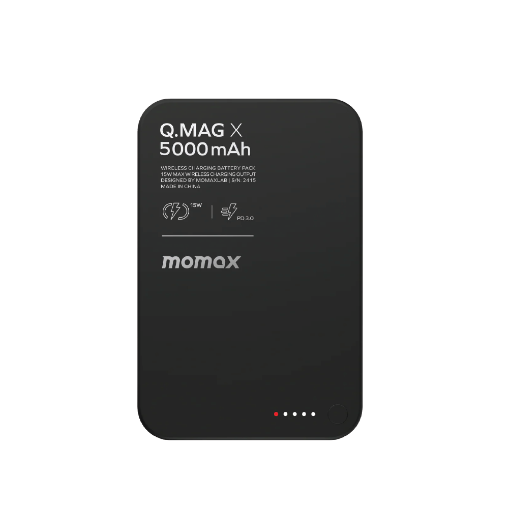 Momax Q.Mag X 5000mAh MagSafe Power Bank - Black