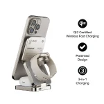 Momax Q2 Mag Go Qi 2 15W 3 in1 Charging Stand – Desert Titanium