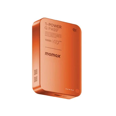 Momax Qpass2 10000mAh 25W Magnetic Power Bank - Orange