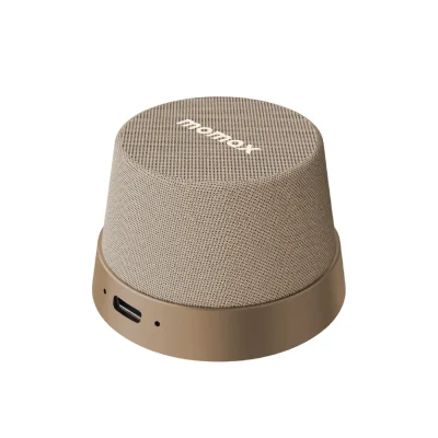 Momax Vibe Go Magnetic Wireless Speaker - Sandstone