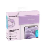 Momax Waterproof Pouch Universal With Neck Strap – Purple