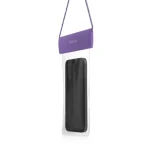 Momax Waterproof Pouch Universal With Neck Strap – Purple