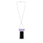 Momax Waterproof Pouch Universal With Neck Strap – Purple