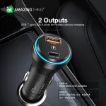 Amazingthing Flexipower Pro 43W Tri-Port Car Fast Charger