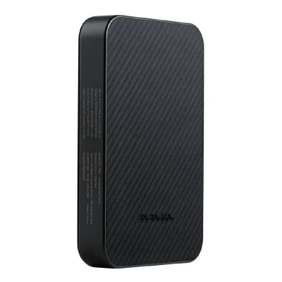 PITAKA Power Bank 10,000mAh Qi2 – Black/Grey