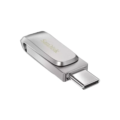 SanDisk 256GB Ultra Dual Drive Luxe USB-C - Silver