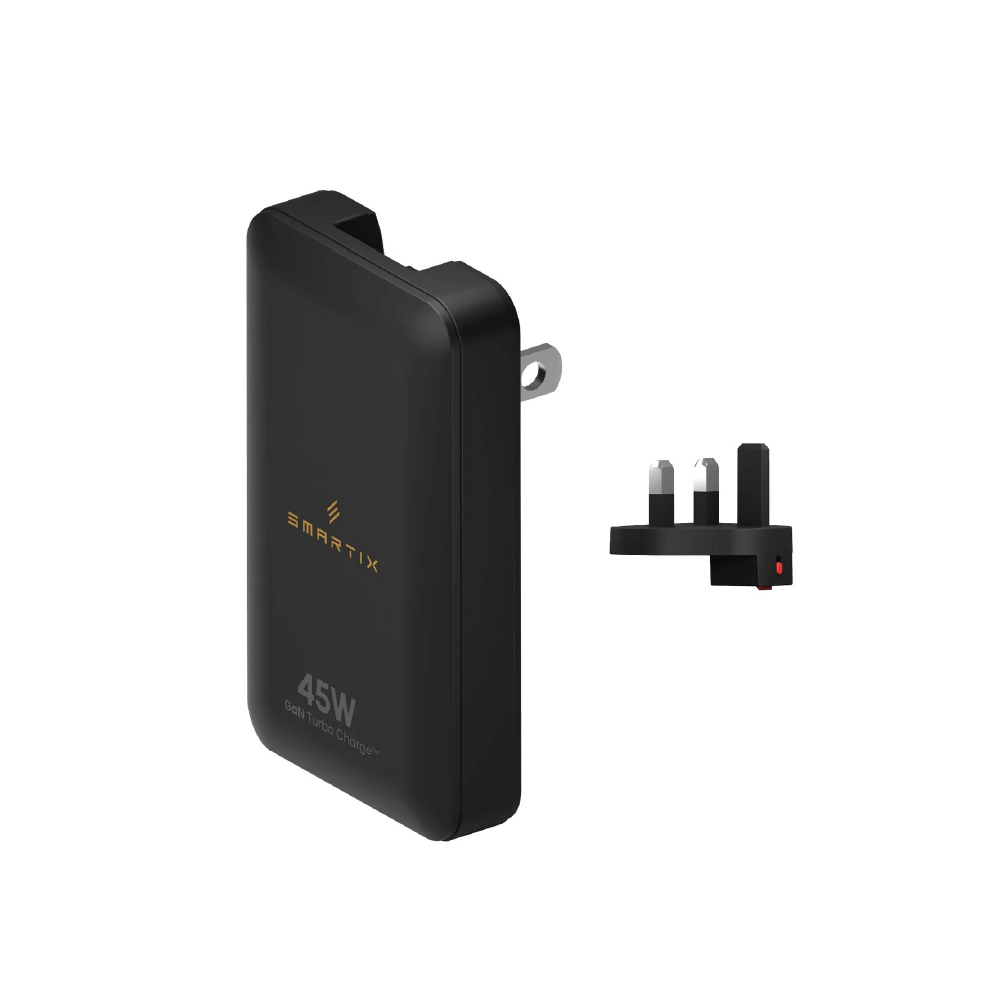 SMARTIX Premium Slim 45W GaN Wall Adapter