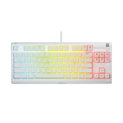 SteelSeries Apex 3 Wireless Keyboard - White US Key