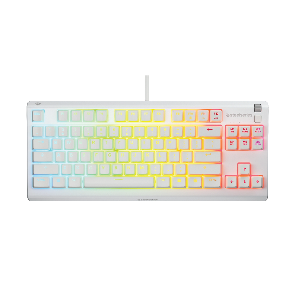SteelSeries Apex 3 Wireless Keyboard - White US Key
