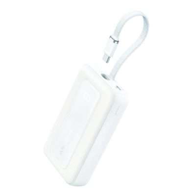 ANKER POWER BANK 10K 30W USB C CABLE WHITE