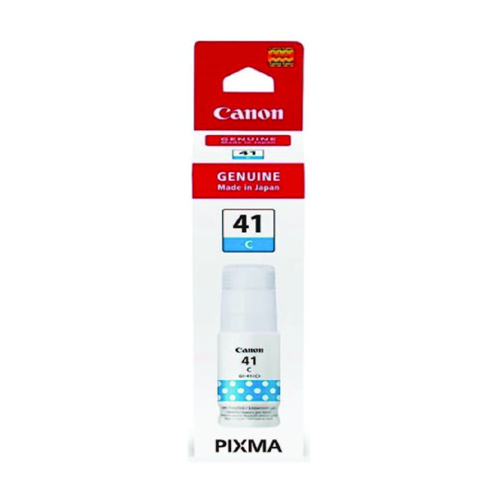 CANON CARTRIDGE BOTTLE INK G41 CYN