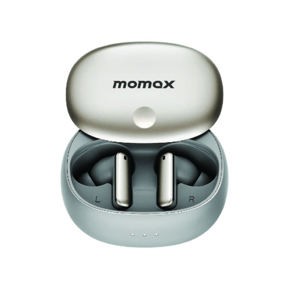 MOMAX 1VIBE Lite True Wireless NC Earbuds – Titanium