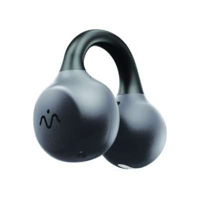 Momax 1Vibe Clip M AI ENC Clip-On Earbuds - Black