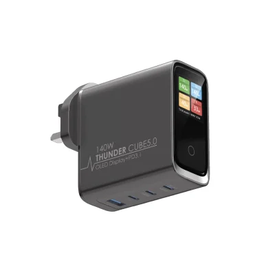 EGO 140W Thunder Cube 5 OLED Charger – Black