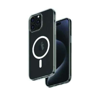 SMARTIX Premium Magnetic Clear Case for iPhone 15 Pro