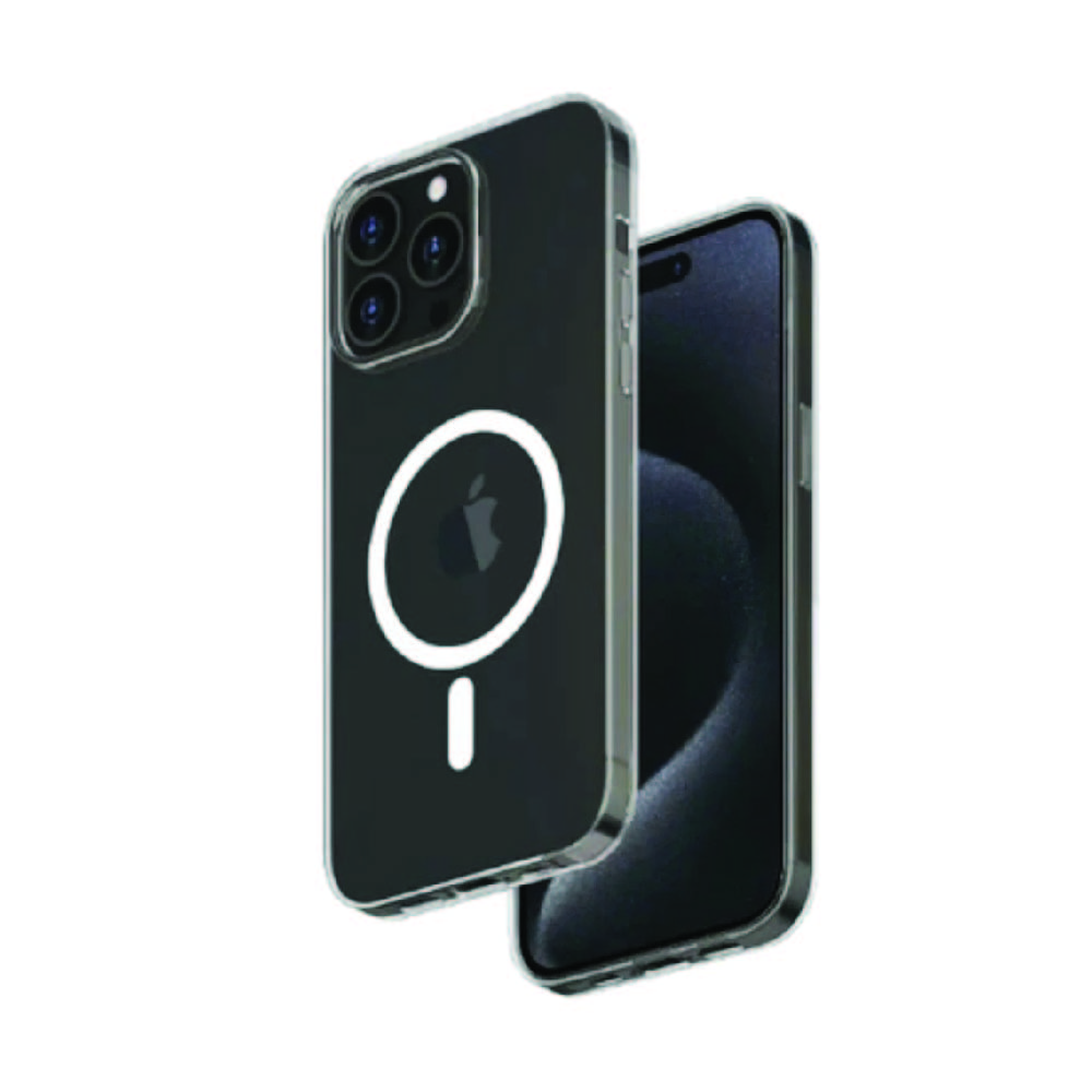 SMARTIX Premium Magnetic Clear Case for iPhone 15 Pro
