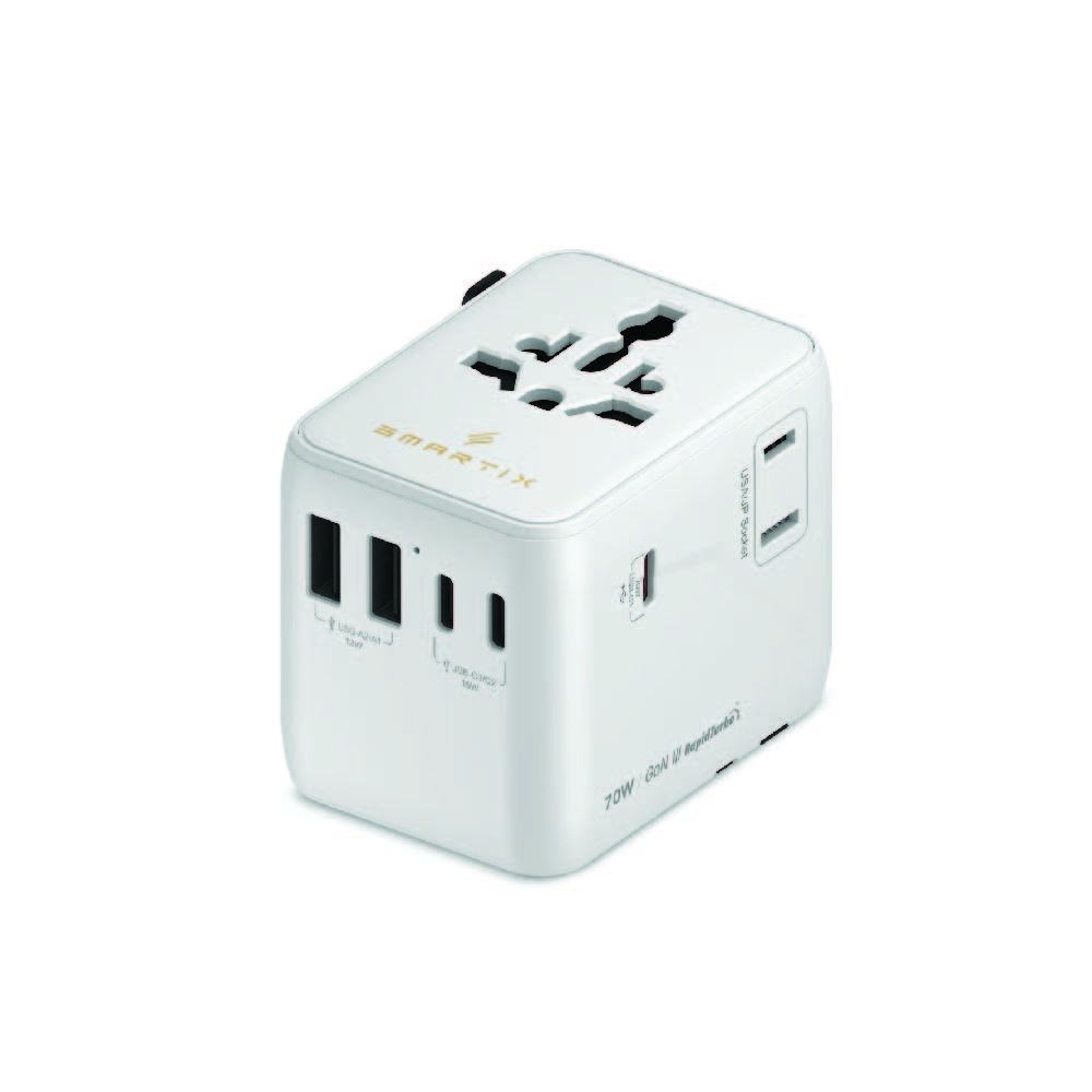 SMARTIX NomadPro 70W GaN Integrated Travel Adapter