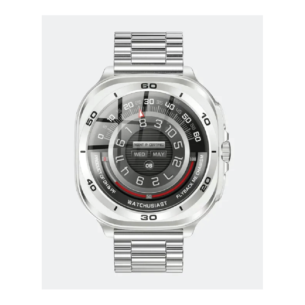 Swiss Military DOM 7 - Silver Metal Case & Silver Metal Strap