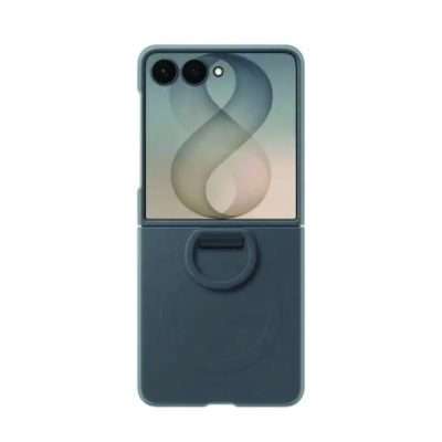 Samsung Galaxy Z Flip8 Silicone Ring Magnet Case – Graphite