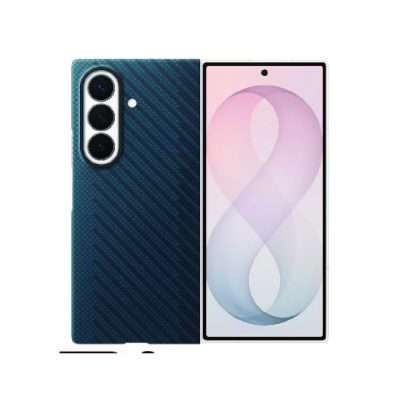 Samsung Galaxy Z Fold8 Ultra Carbon Magnet Case – Blue