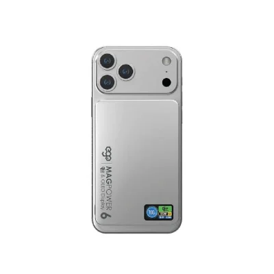 EGO MAGPOWER 6 Qi2.2 10,000mAh 25W Power Bank – Silver
