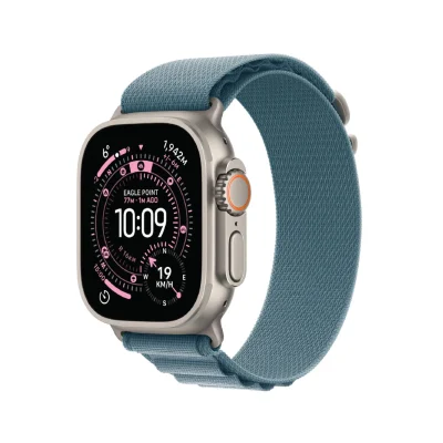 Apple Watch Ultra 49MM Light Blue Alpine Loop - L