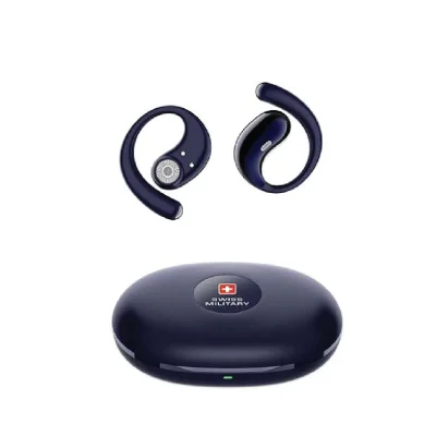 Swiss Military Delta 7 Wireless Earbuds - Blue