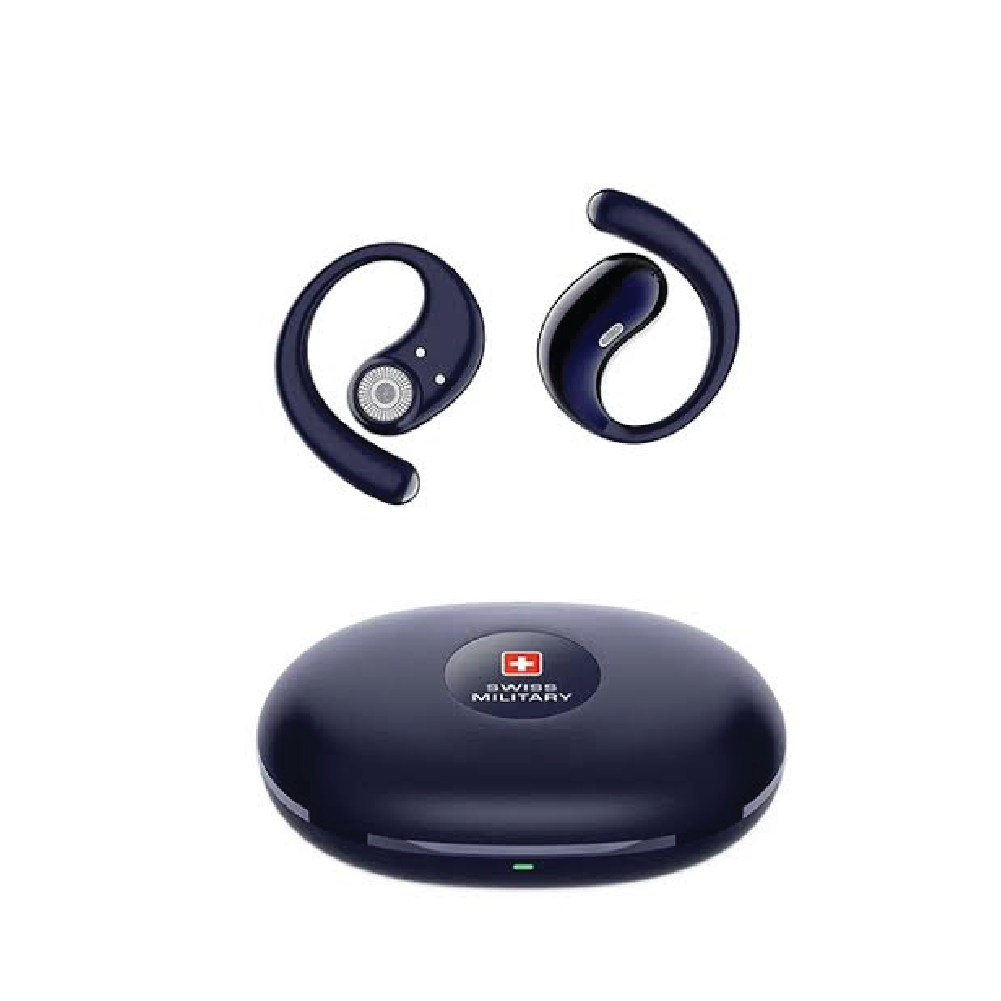 Swiss Military Delta 7 Wireless Earbuds - Blue