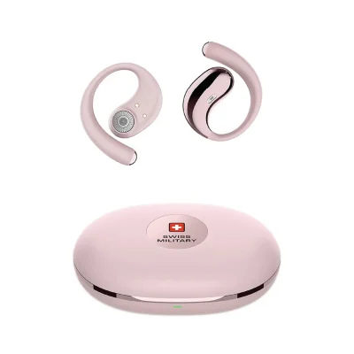Swiss Military Delta 7 Wireless Earbuds - Pink