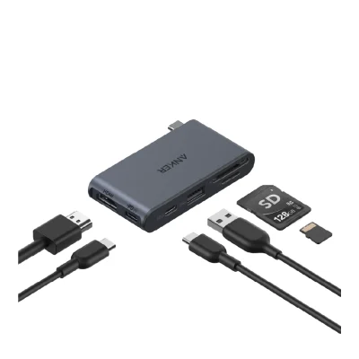 Anker Nano USB-C Hub 6-in-1 5GBPS - Black