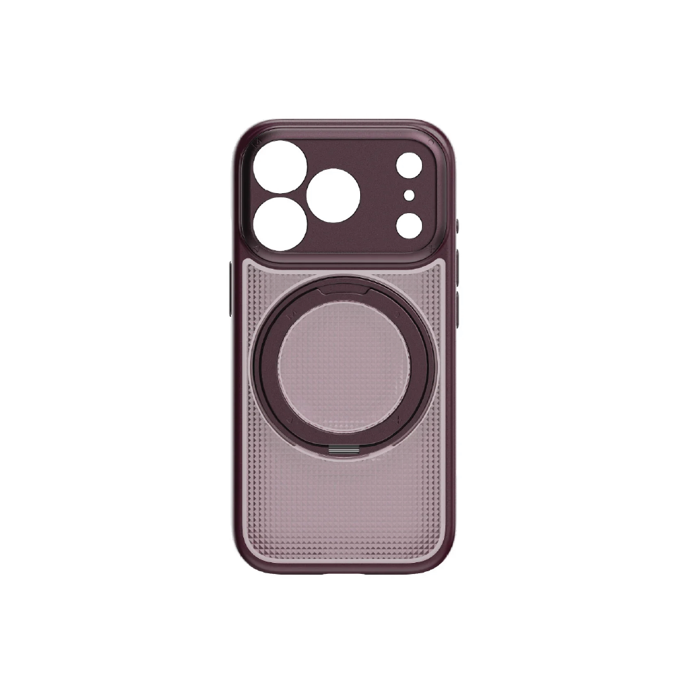 Momax Soma Crystal Case for iPhone 18 Pro - Burgundy