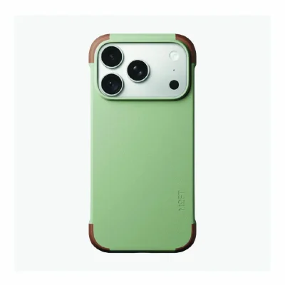 Moft Color-Blocking Snap Phone Case for iPhone 18 Pro Max - Khaki Green + Brownie