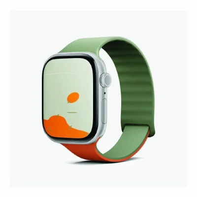 Moft Snap Apple Watch Sport Band 42 - Khaki Green + Sunrise