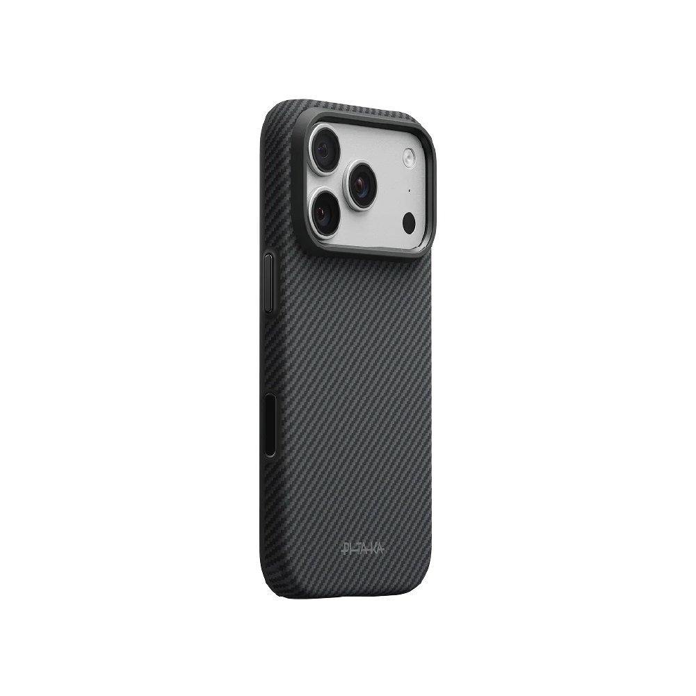 PITAKA Summa Protective Case for iPhone 18 Pro Max – Black/Grey
