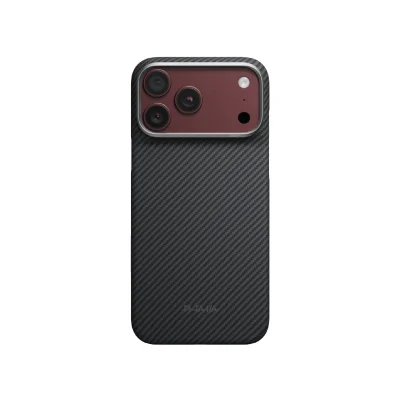 Pitaka Edge Ultra Slim Case for iPhone 18 Pro - Black/Grey