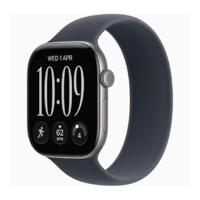 Apple Watch Series 12 GPS 46MM Space Grey Aluminium Case with Navy Blue SB - S/M
