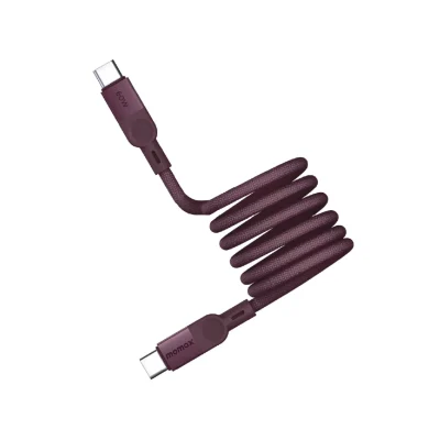 Momax Mag.Link 60W USB C to USB C Magnetic Cable 1M - Dusky Cherry