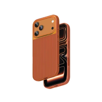 Smartix iPhone 17 Pro Silicone Magnetic Case - Orange